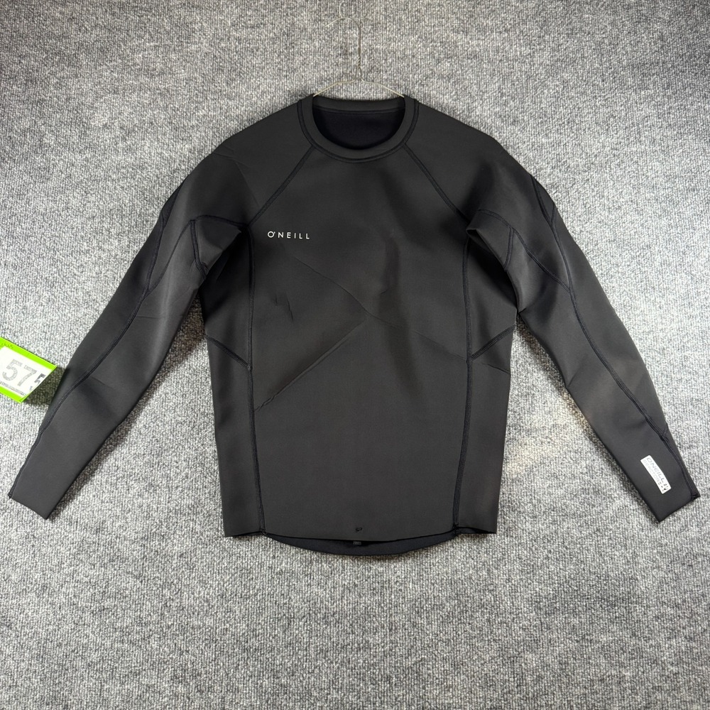 O'Neill Reactor II 1.5mm Neoprene Wetsuit Top Mens L Black Long Sleeve Surfing